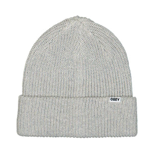 Bold Organic Beanie Ash Grey - Berretto in Maglia Grigio 100030170 AGRY OBEY 