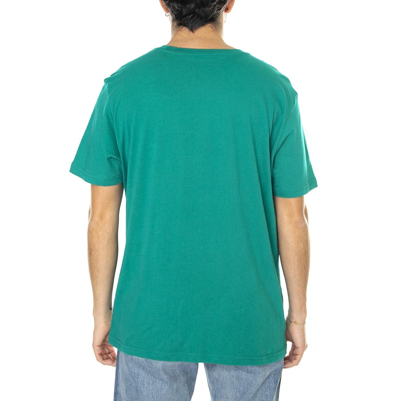 SS Patch Logo Tee Enigma Green - Maglietta Girocollo Uomo Verde L60UFQA1  LEE 