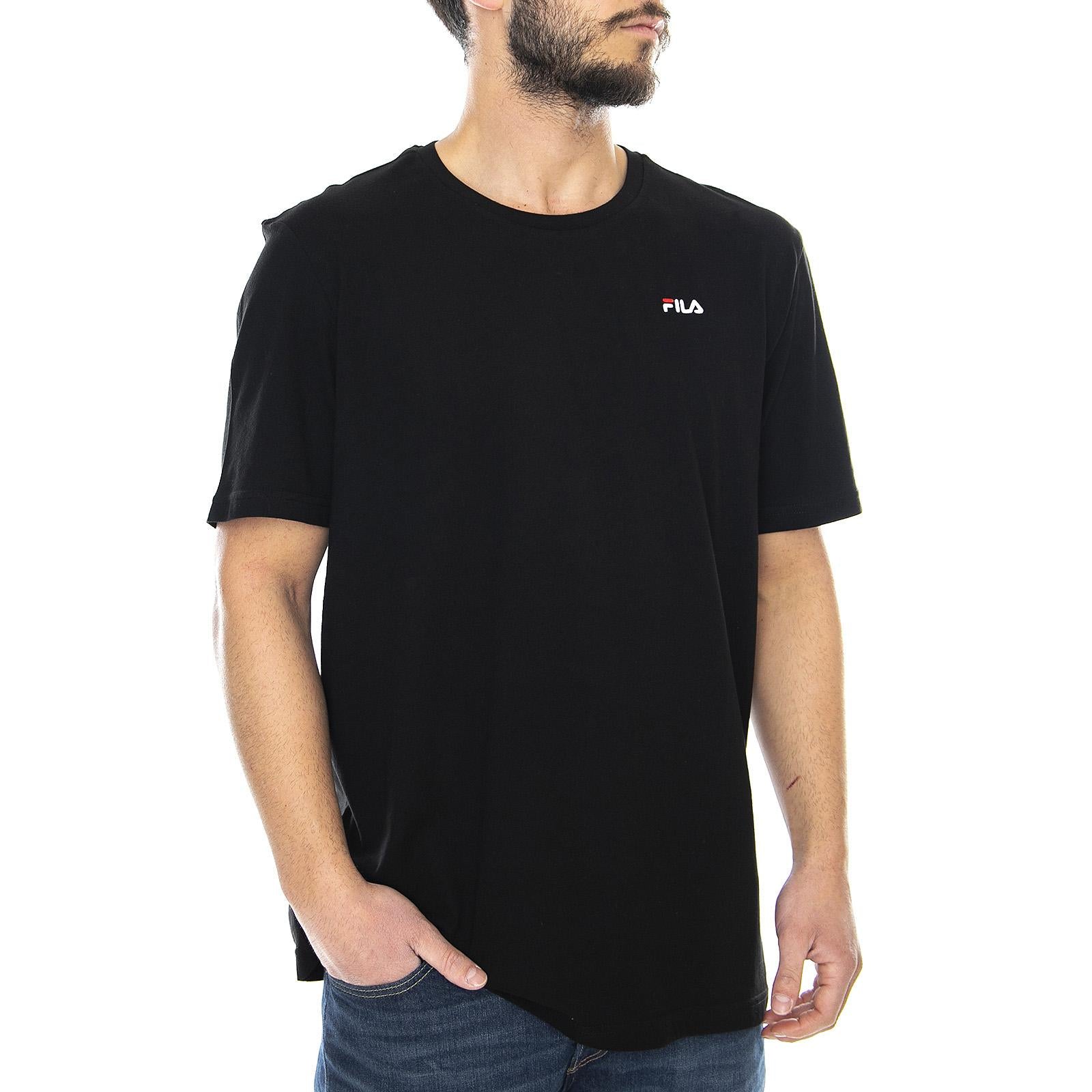 Unwind 2.0 Reg Tee - Black - Maglietta Girocollo Uomo Nera 682201-002  FILA 