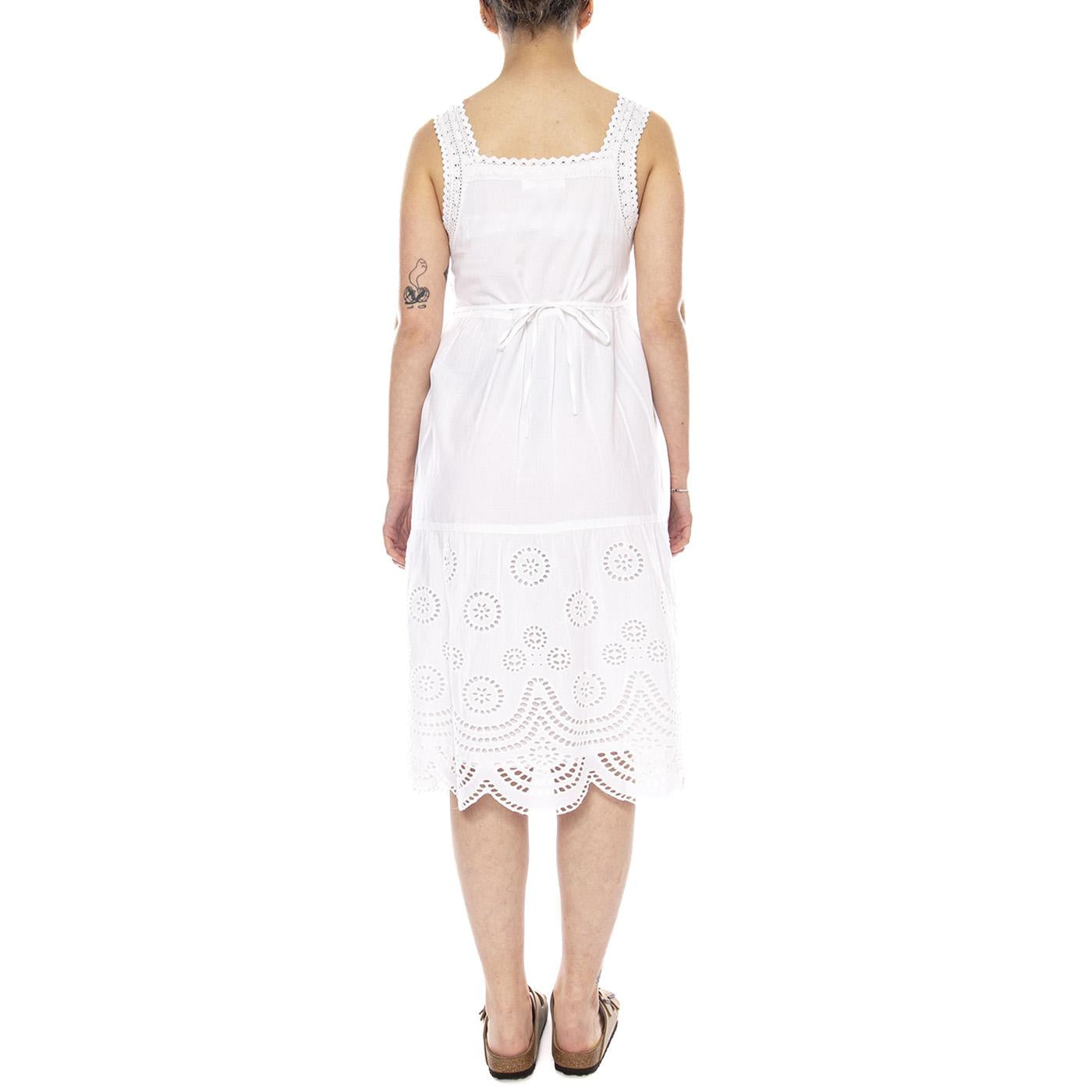 DRESSES WHITE - Abito Donna Lungo Bianco 4.75.051.10 100 MD'M 