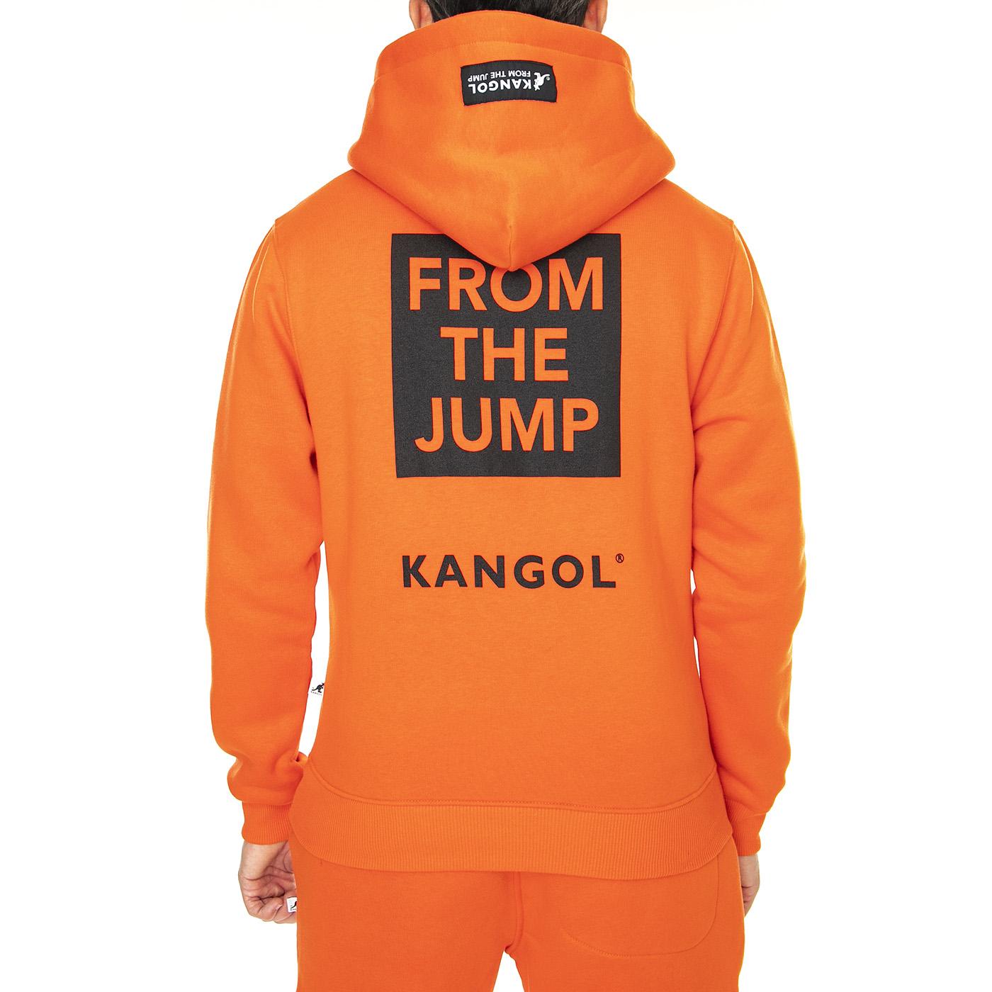 Essential Cherry Glow - Felpa con Cappuccio Uomo Arancione KAF22UHDS102-118  KANGOL 