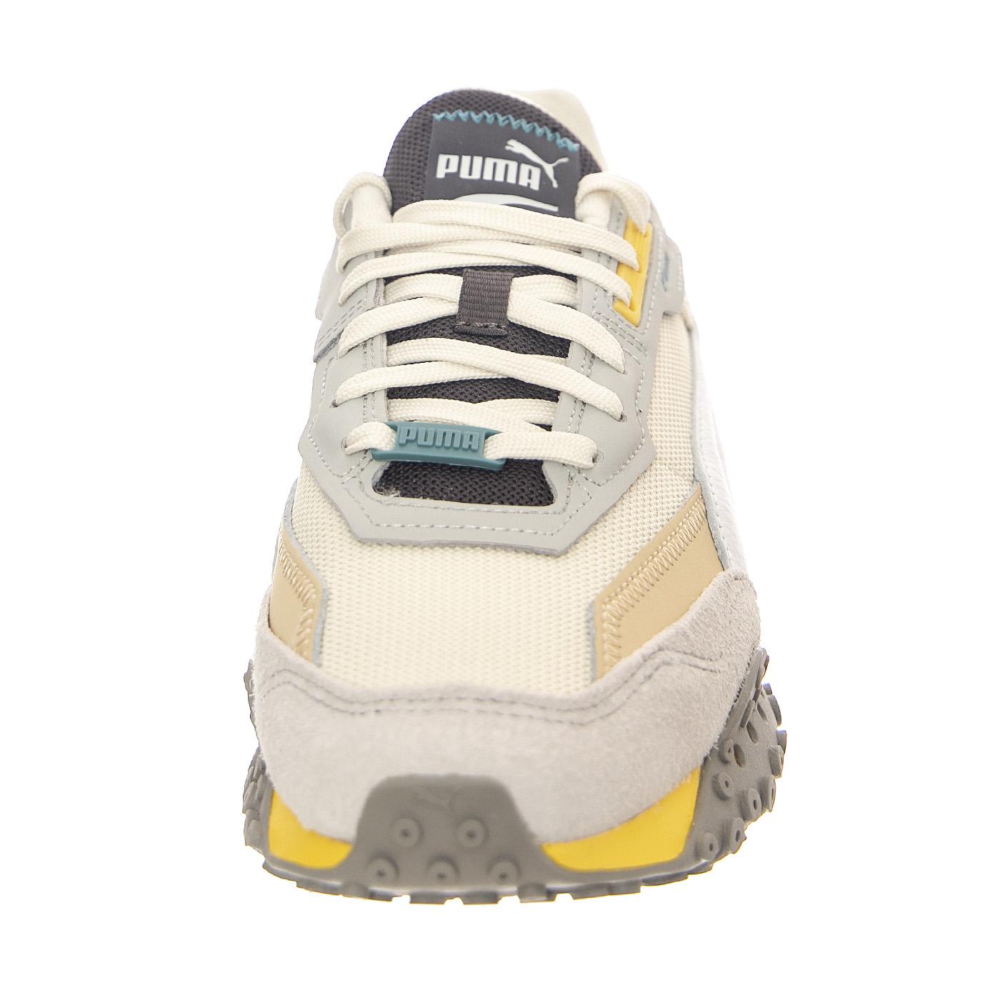 Blktop Rider PRM Alpine Snow / Ash Gray Shoes - Scarpe Stringate Profilo Basso Uomo Multicolore 394829-01  PUMA 