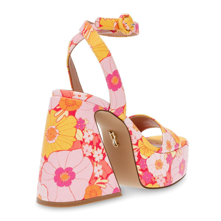 Paysin Pink Flora Printed PU - Sandali Donna Multicolore SMSPAYSIN-PNK  STEVE MADDEN 