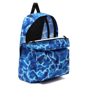 By New Skool Backpack Boys True Blue / White - Zaino Blu / Bianco VN0002TLAMQ1  VANS 