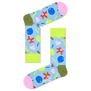2-Pack Happy Birthday Socks Gift Set - Set da Due Paia di Calzini Multicolore XBIR02-0200  HAPPY SOCKS 