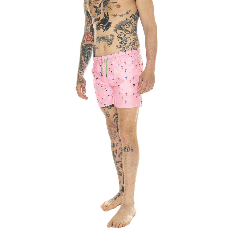 Palm Swimshorts 3300 - Costume da Bagno Uomo Rosa PAL116-3300-3300  HAPPY SOCKS 