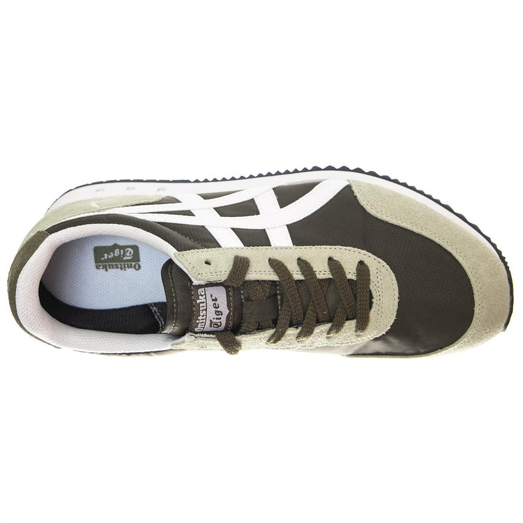 New York Bronze Green / White - Scarpe Stringate Profilo Basso Uomo Bianche 1183A205-301  ASICS 