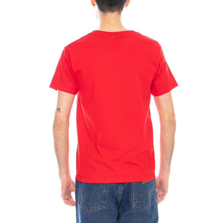 Kanji Tee Red - Maglietta Girocollo Uomo Rossa TYASS013-42-RD . THANK YOU 