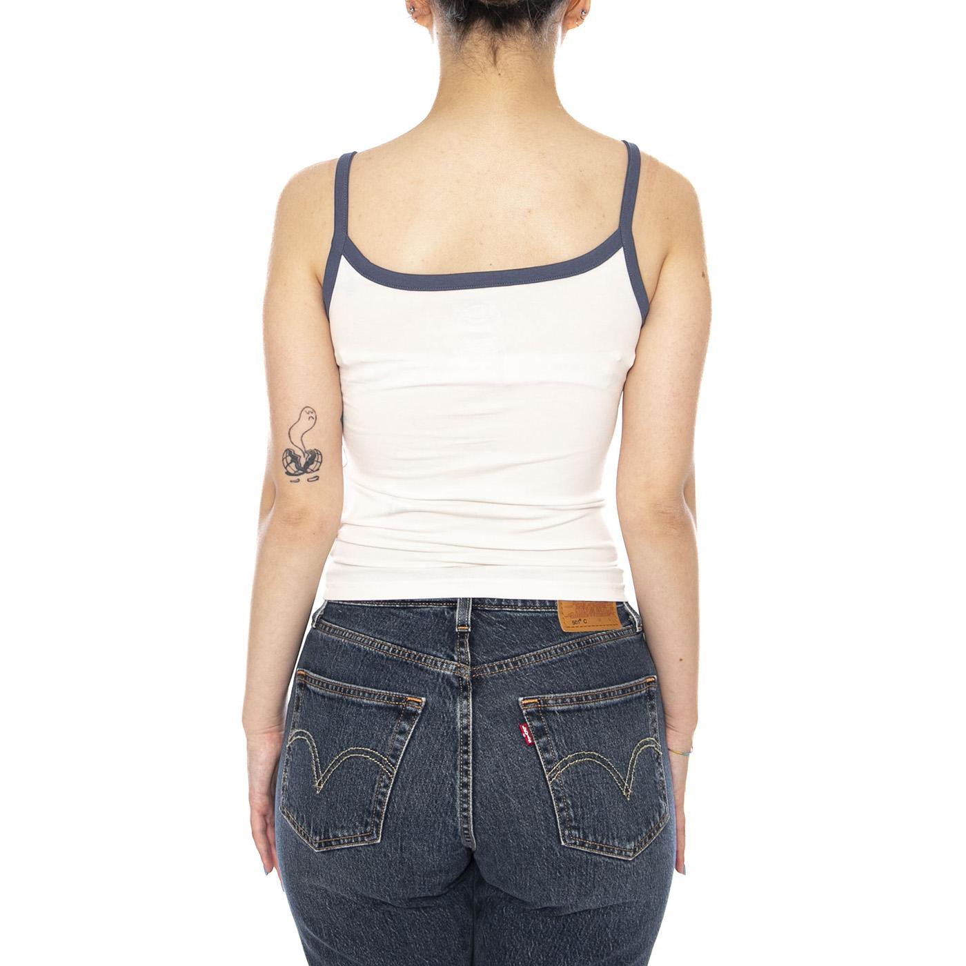 VERNAL VEST W EGRET - Canotta Donna Bianca DK0A88QW C481 DICKIES 
