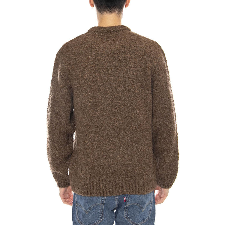 Dun Textured Sweater Taupe -- Maglione Uomo Marrone I034134. 3FC.67 EDWIN 