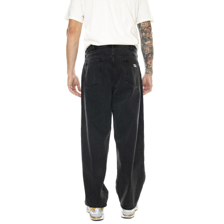 Bigwig Baggy Denim Faded Black - Pantaloni Denim Jeans Uomo Neri 142010087-FBL  OBEY 