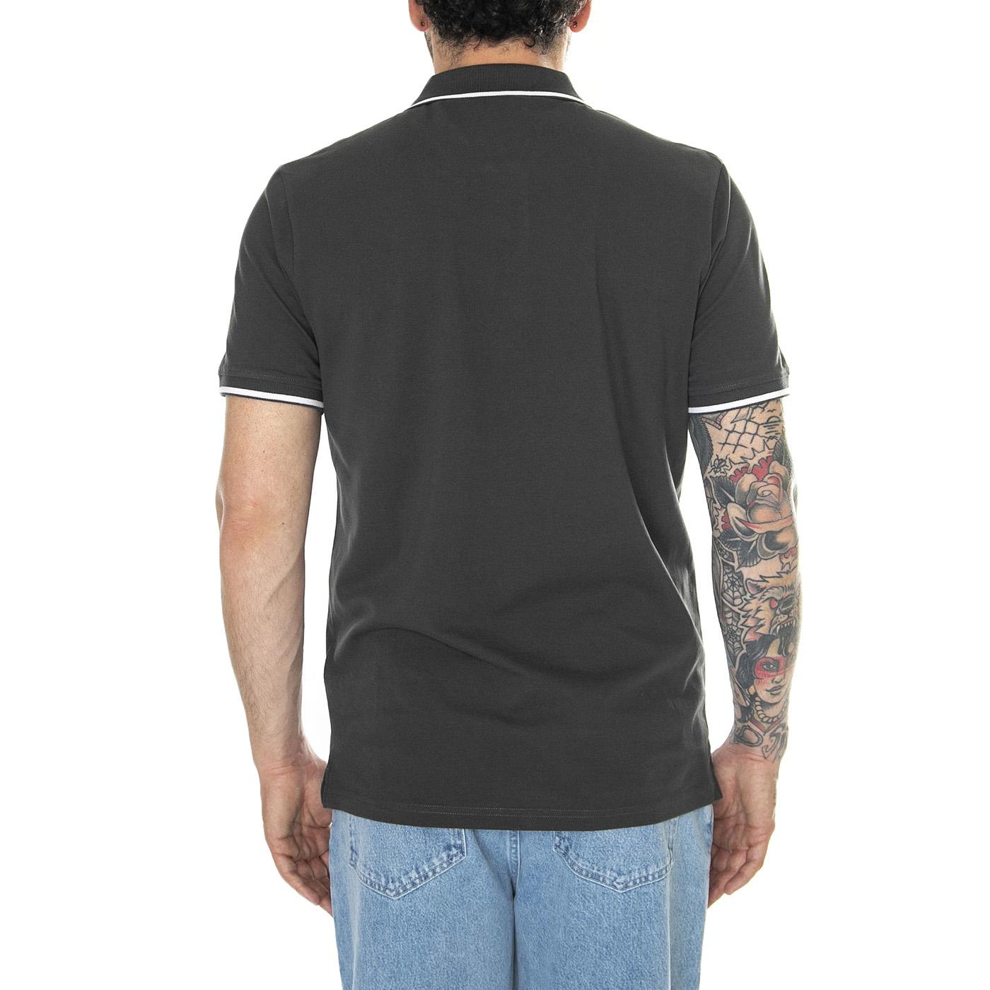 Tipped Polo Shirt Gun Metal / White - Polo Uomo Grigia SP1524VOG-X168  LYLE & SCOTT 
