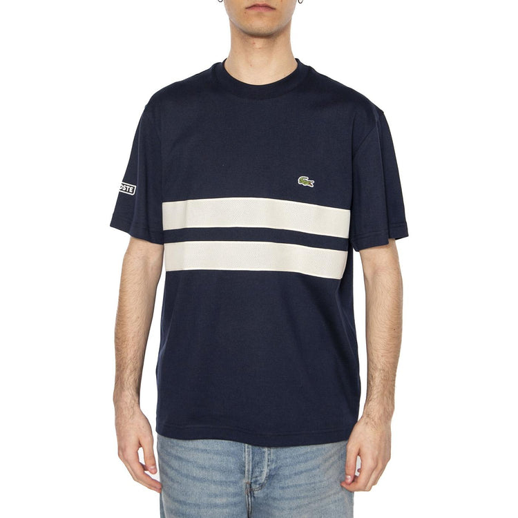 T-Shirt 166 Blue - Maglietta Girocollo Uomo Blu TH9769-166  LACOSTE 