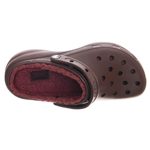 Classic Platform Lined Clog W DKCH - Sandali Donna Bordeaux CR.207938-DKCH  CROCS 