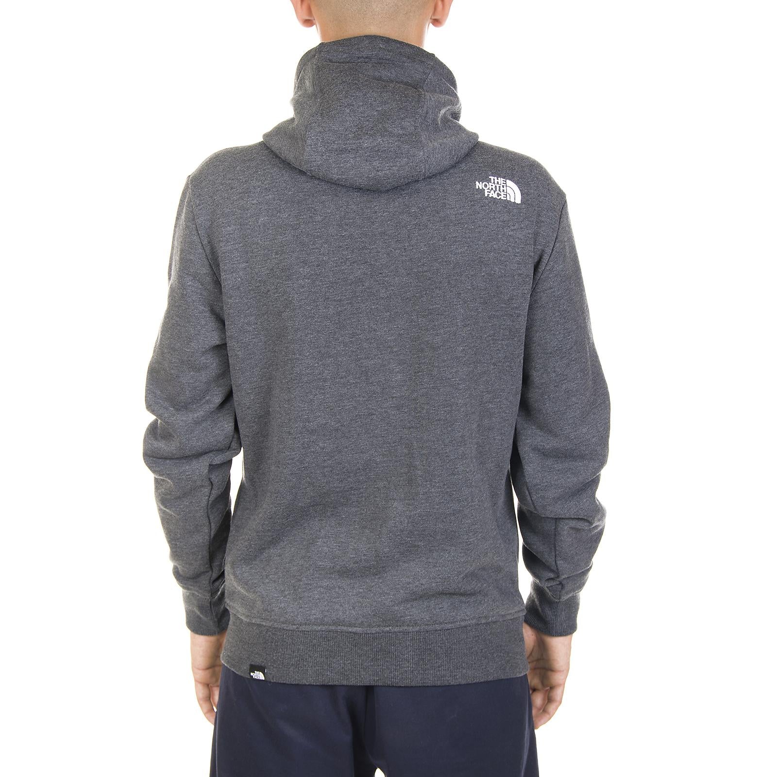 M FINE FULL ZIP HD TNF DA GREY HE T92TW7JBU  THE NORTH FACE 