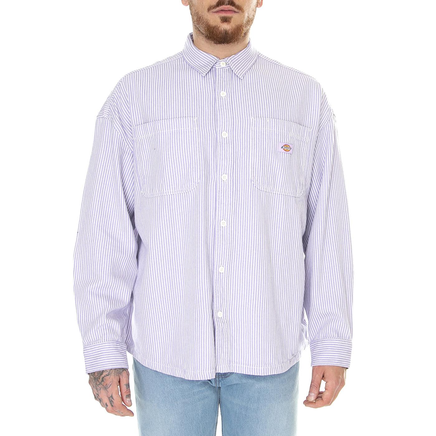 Hickory Purple - Camicia Uomo Viola / Multicolore DK0A4YB2F321  DICKIES 