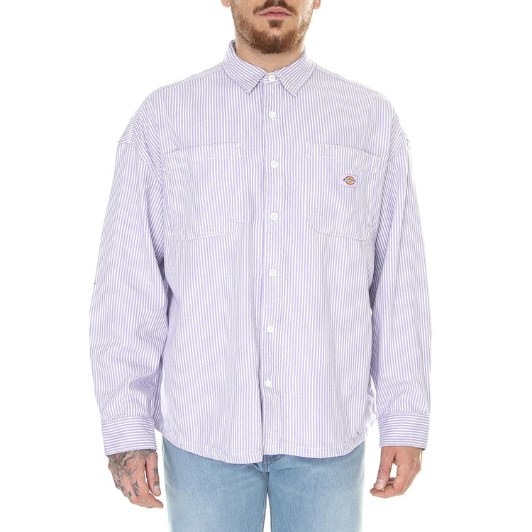 Hickory Purple - Camicia Uomo Viola / Multicolore DK0A4YB2F321  DICKIES 
