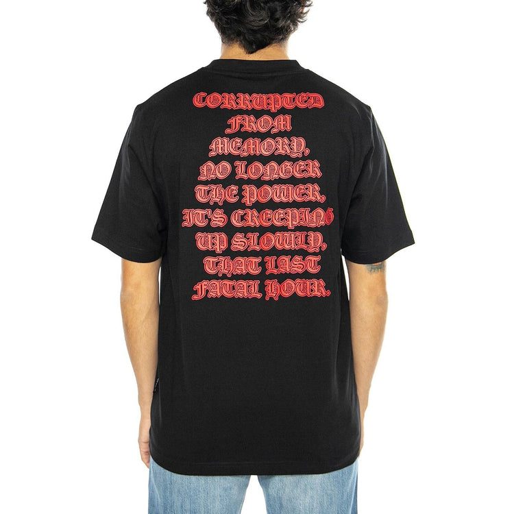 T-Shirt Corruption Black - Maglietta Girocollo Uomo Nera T-SHIRT CORRUPTION - BLACK  WASTED PARIS 