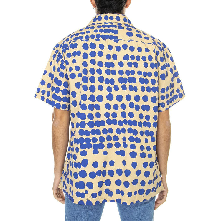 Connect Woven SS Irish Cream Multi - Camicia Maniche Corte Uomo Multicolore 181210386-IRC  OBEY 