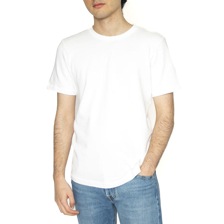 101 Core Tee Bright White - Maglietta Girocollo Uomo Bianca 112363864  LEE 