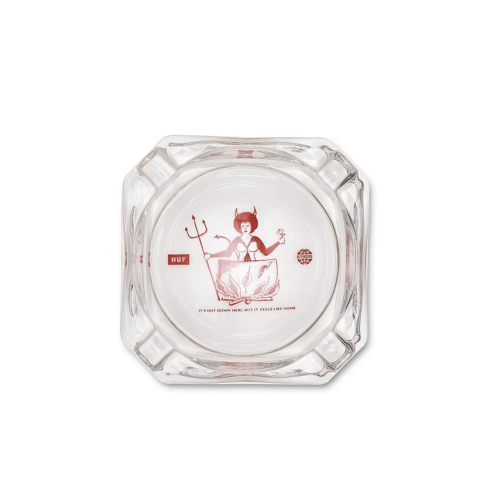 BG DEVIL ASHTRAY CLEAR 118799_4  HUF 