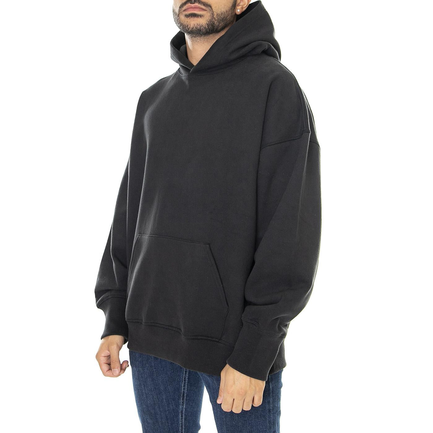 LMC Classic Hoodie Jet Black - Felpa con Cappuccio Uomo Nera A2198-0003  LEVIS 