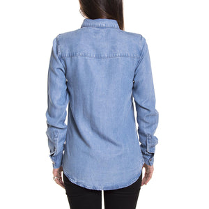 Blanch Denim Shir t Light Blue 1711106-290  DR. DENIM 