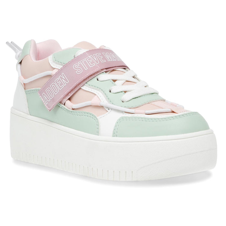 Off Court Mint Multi - Scarpe Stringate Profilo Basso Donna Verdi / Multicolore SMPOFF COURT-MIN  STEVE MADDEN 