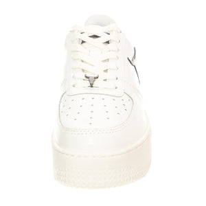 W' Rich White Shoes - Scarpe Stringate Profilo Basso Donna Bianche WHTGUNGLTP  WINDSOR SMITH 