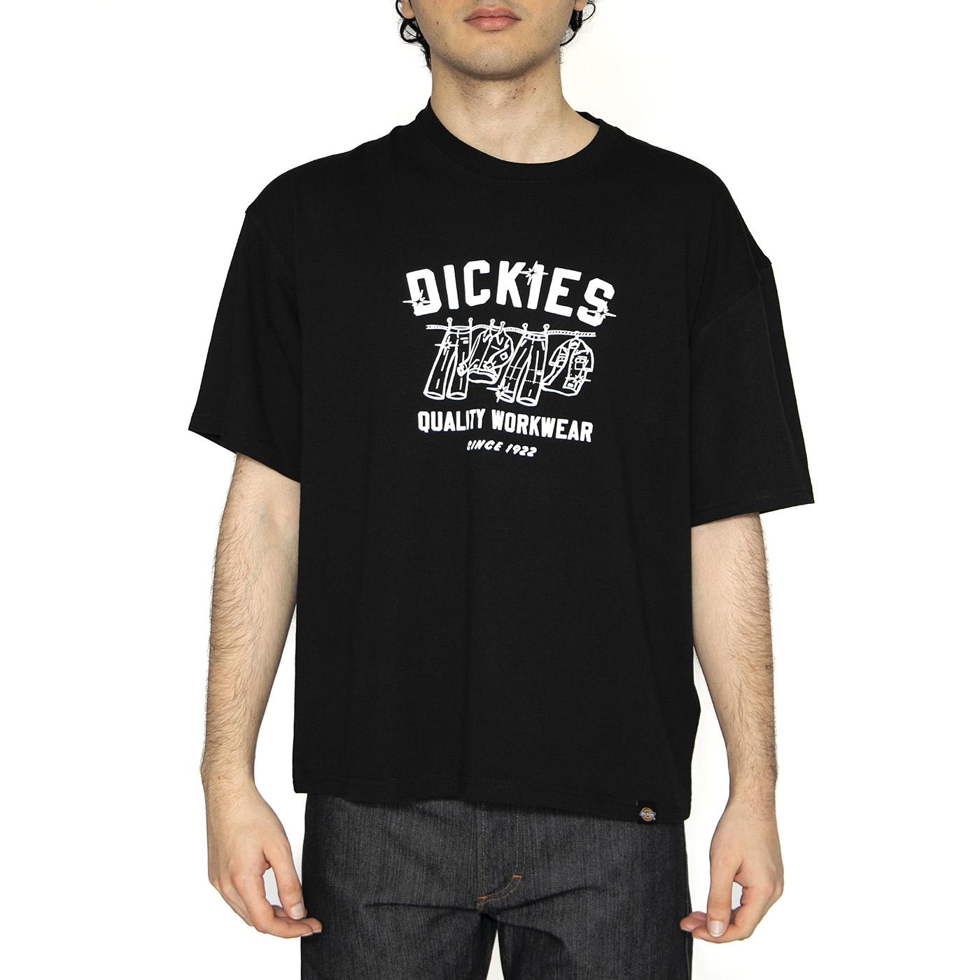 Laundry Box SS Tee Black - Maglietta Girocollo Uomo Nera DK0A4Z97BLK1  DICKIES 