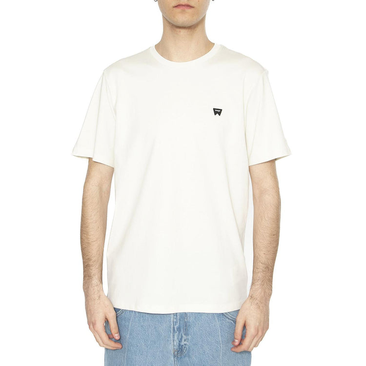 Sign Off Tee Vintage White - Maglietta Giorocollo Uomo Beige 112351234  WRANGLER 