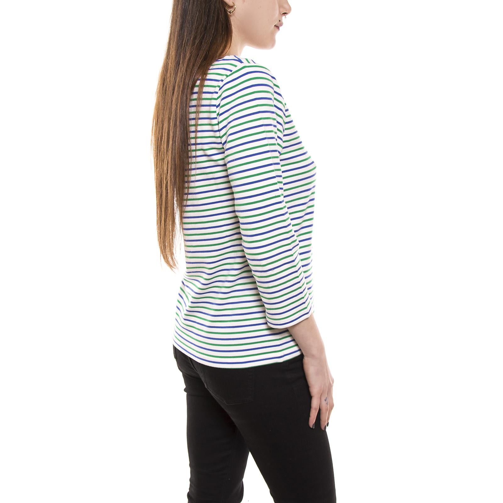 VENDELA L/S TEE PARIS GREEN 141720150-848  MINIMUM 