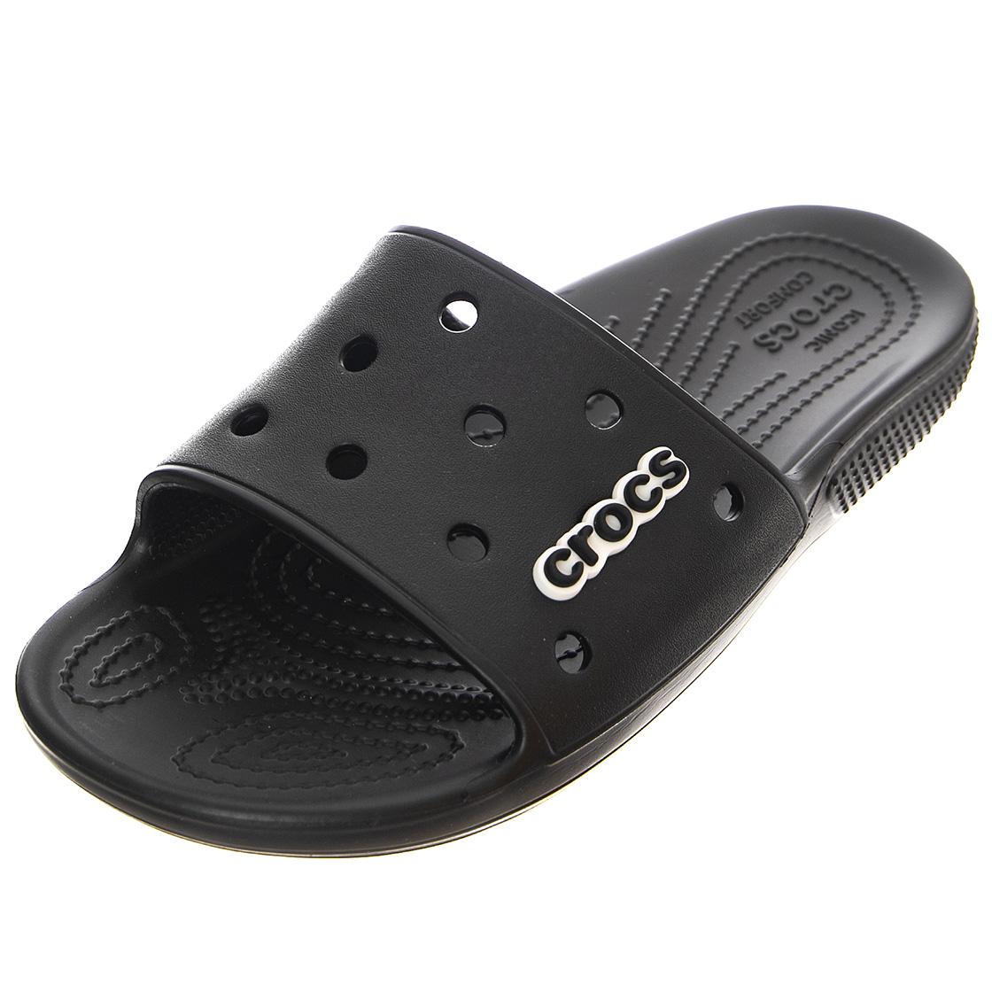 Classic Crocs Slide Black Sandals CR.206121-BLK  CROCS 