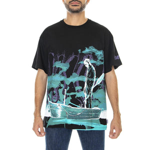 Jason Octopus River Tee Black - Maglietta Girocollo Uomo Nera 22WOTS80-BLACK  OCTOPUS 