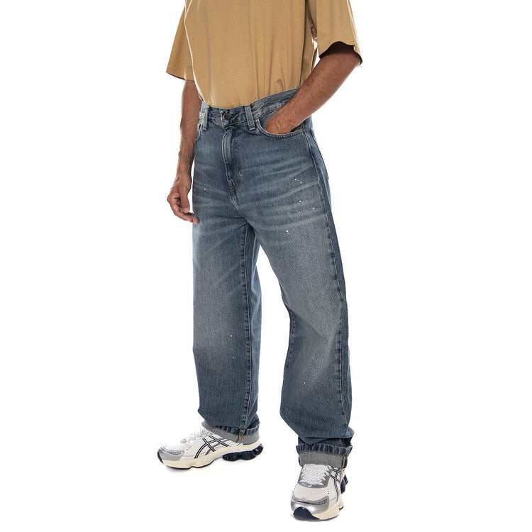 LANDON PANT BLUE - Pantaloni Denim Jeans Uomo Blu I034733 01EJ CARHARTT WIP 