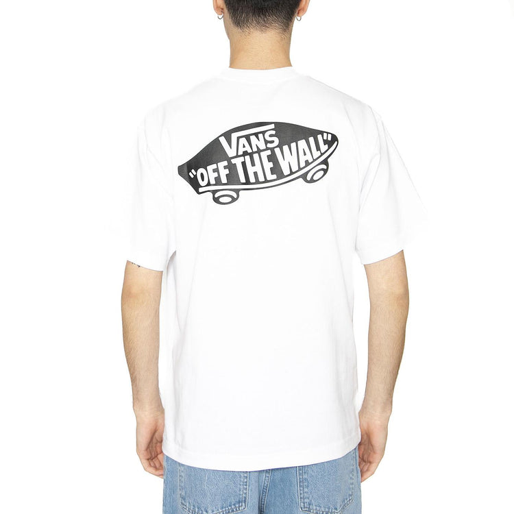 Style 76 II Loose SS Tee White / Black - Maglietta Girocollo Uomo Bianca VN000P50YB21  VANS 