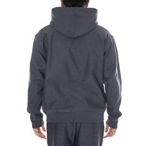 Hooded American Script Sweat Zeus - Felpa con Cappuccio Uomo Grigia I028279.1CQXX  CARHARTT WIP 
