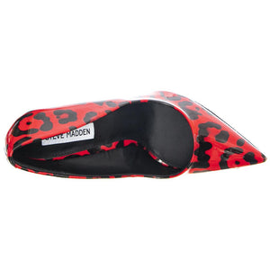 Womens Vala Leopard / Red Pumps SMSVALA-LEORED  STEVE MADDEN 