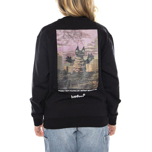 W Wiptopia Script Sweatshirt - Nera - Felpa Donna I035515_3F4_XX . CARHARTT WIP 