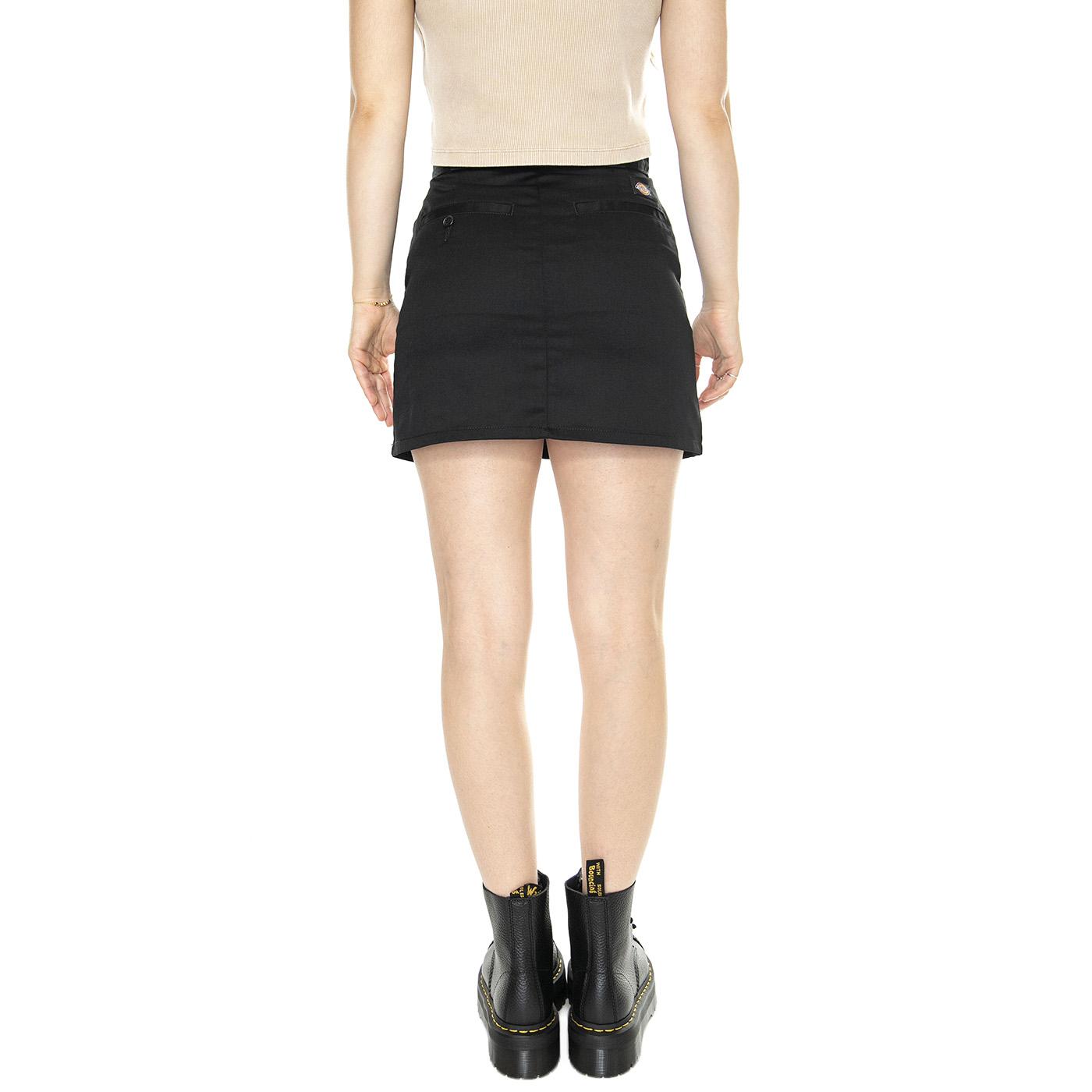 Mini Work Skirt Black - Gonna Nera DK0A4YQHBLK1  DICKIES 