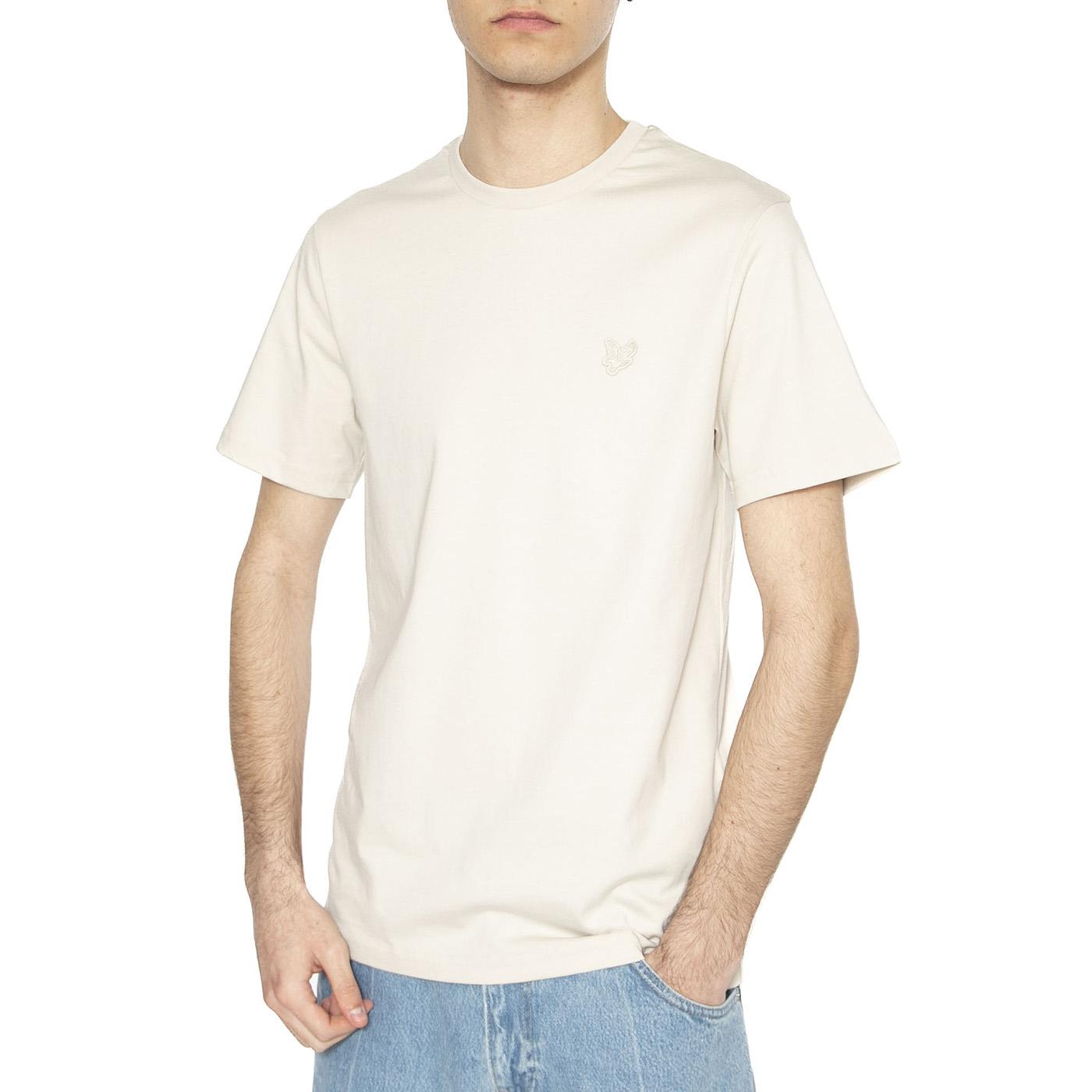 Tonal Eagle Plain T-shirt Cove - Maglietta Giorocollo Uomo Beige TS400TON-W870  LYLE & SCOTT 