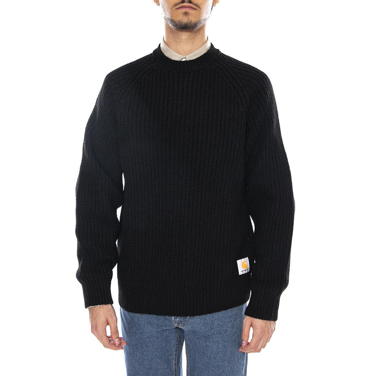 Firth Sweater Black - Maglione Girocollo Uomo Nero I035388.89XX  CARHARTT WIP 