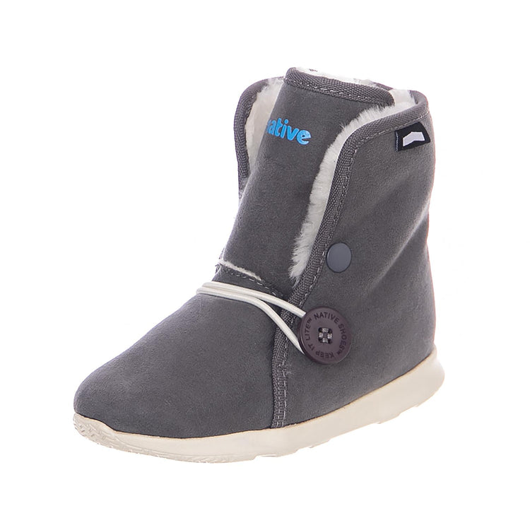 Ap Luna Child Boots - Dublin Grey / Bone White - Stivali Bambino Grigi 43103400-1248  NATIVE 