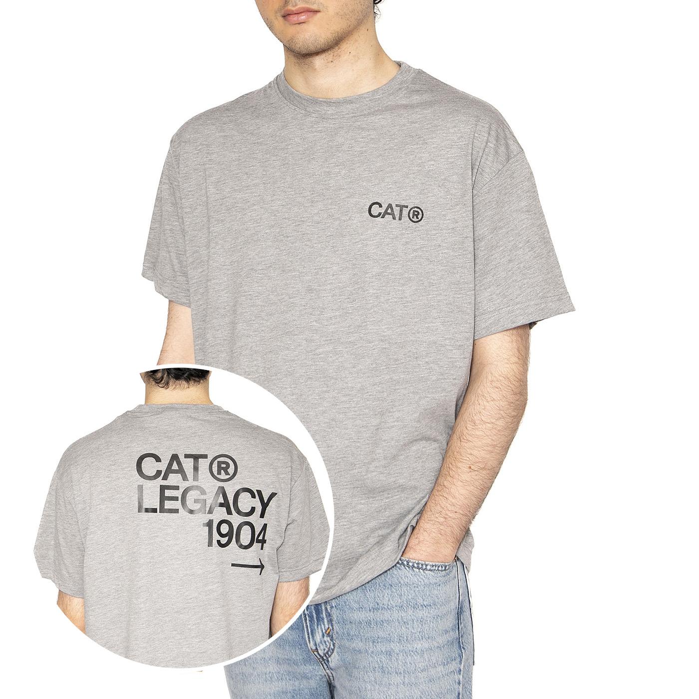 Legacy T- Shirt Grey - Maglietta Girocollo Uomo Grigia 6010149-10831  CAT 