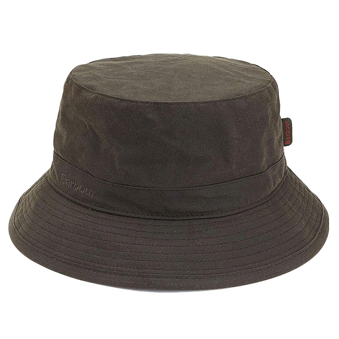 Wax Sports Hat Olive - Cappellino da Pescatore Marrone 222MMHA0001-OL71  BARBOUR 