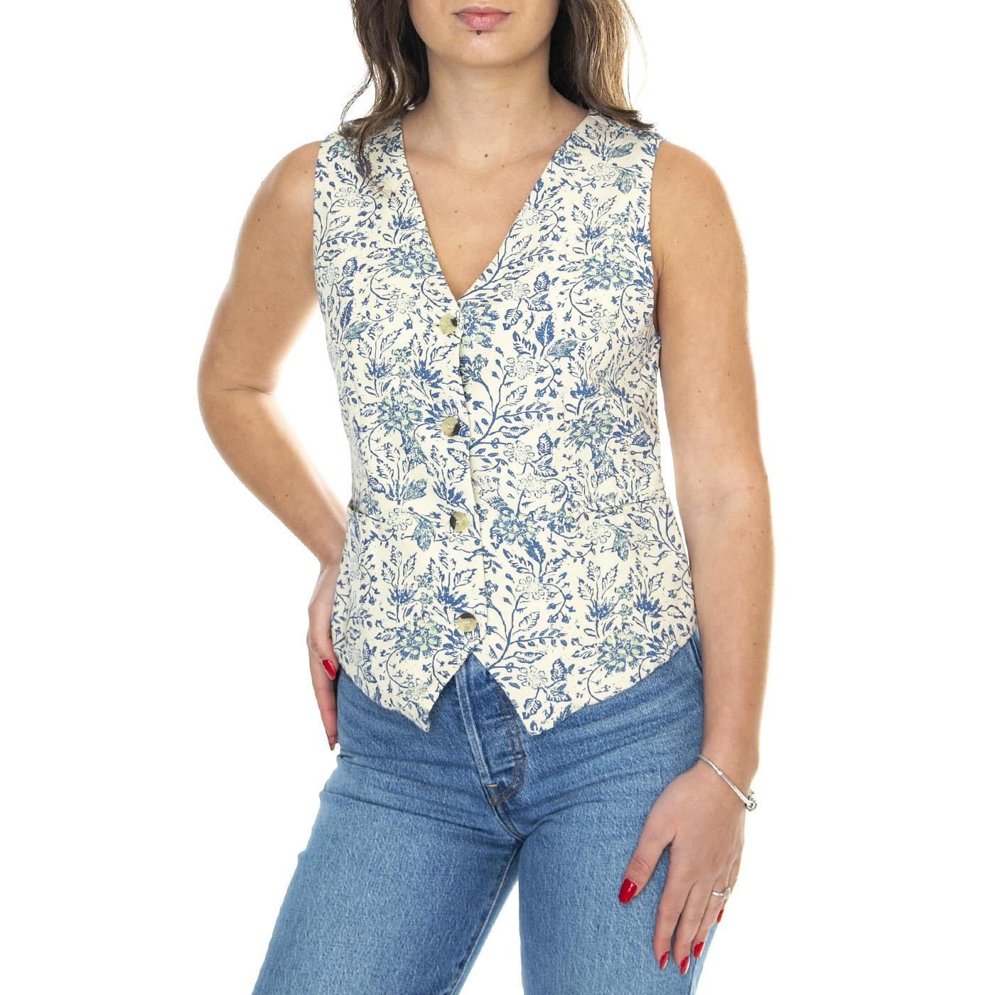 Vest Multicolored - Top Smanicato Donna Multicolore 86608591  MD'M 