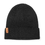 Rib Knit Beanie -- Men's/Women's Black Hat TIMBERLAND ACCESSORIES