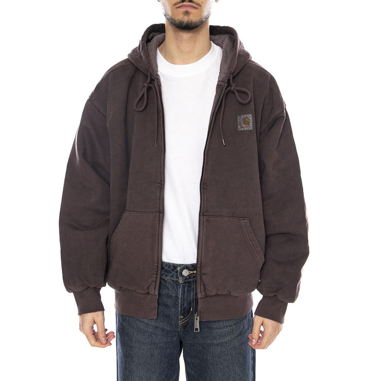 Hooded Vista Jacket -- Giacca Uomo Palisander Marrone con Cappuccio I029524.33HGD . CARHARTT WIP 