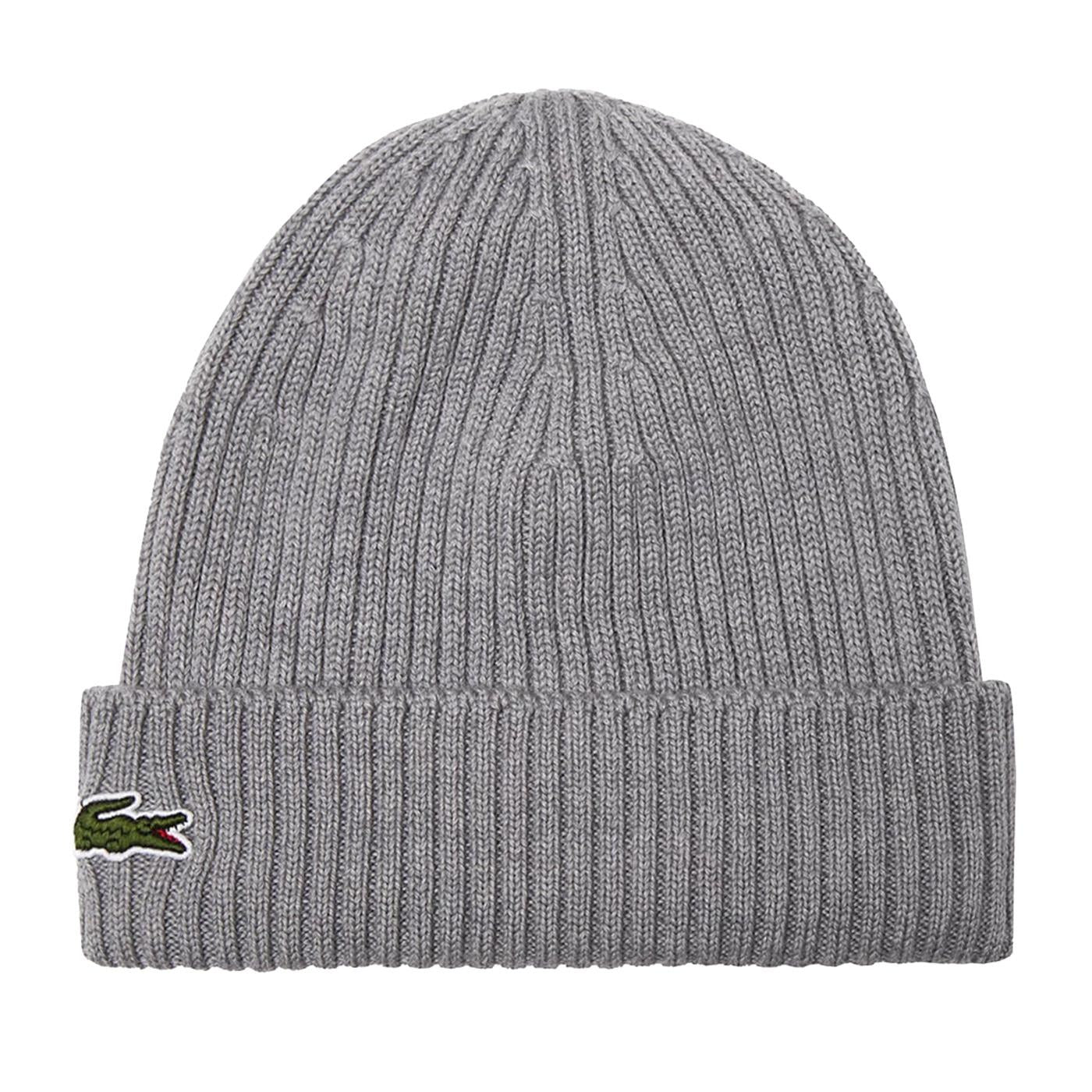 Berretto RB0001-YRD Beanie Hat - Cappellino a Cuffia Grigio RB0001-YRD  LACOSTE 