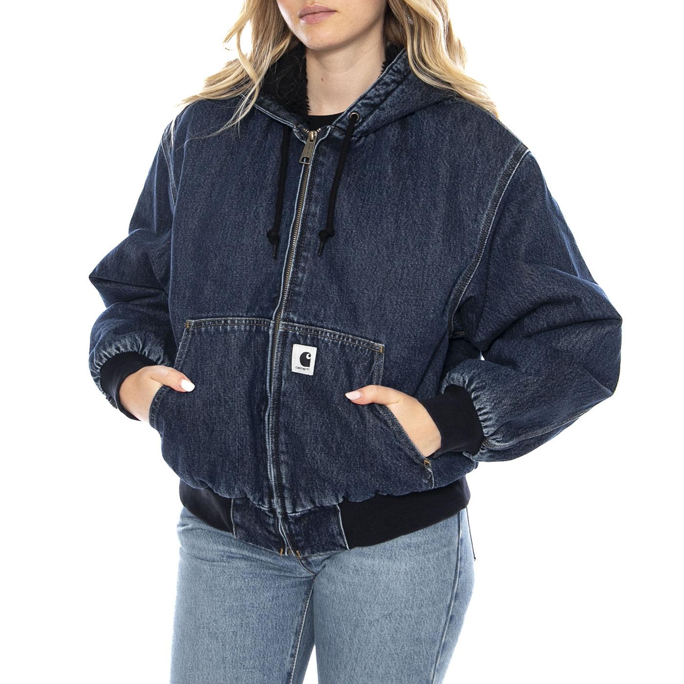 W Carhartt OG Active Jacket (Winter) - Blu - Giacca Donna I032240_01_06 . CARHARTT WIP 